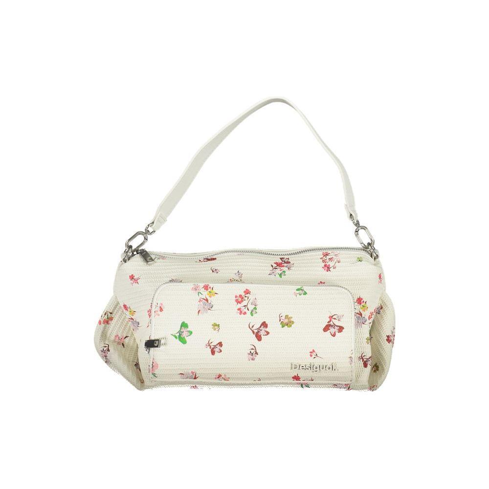 Desigual White Polyethylene Handbag DE-28935