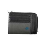 Piquadro Black Leather Men Wallet PI-38121