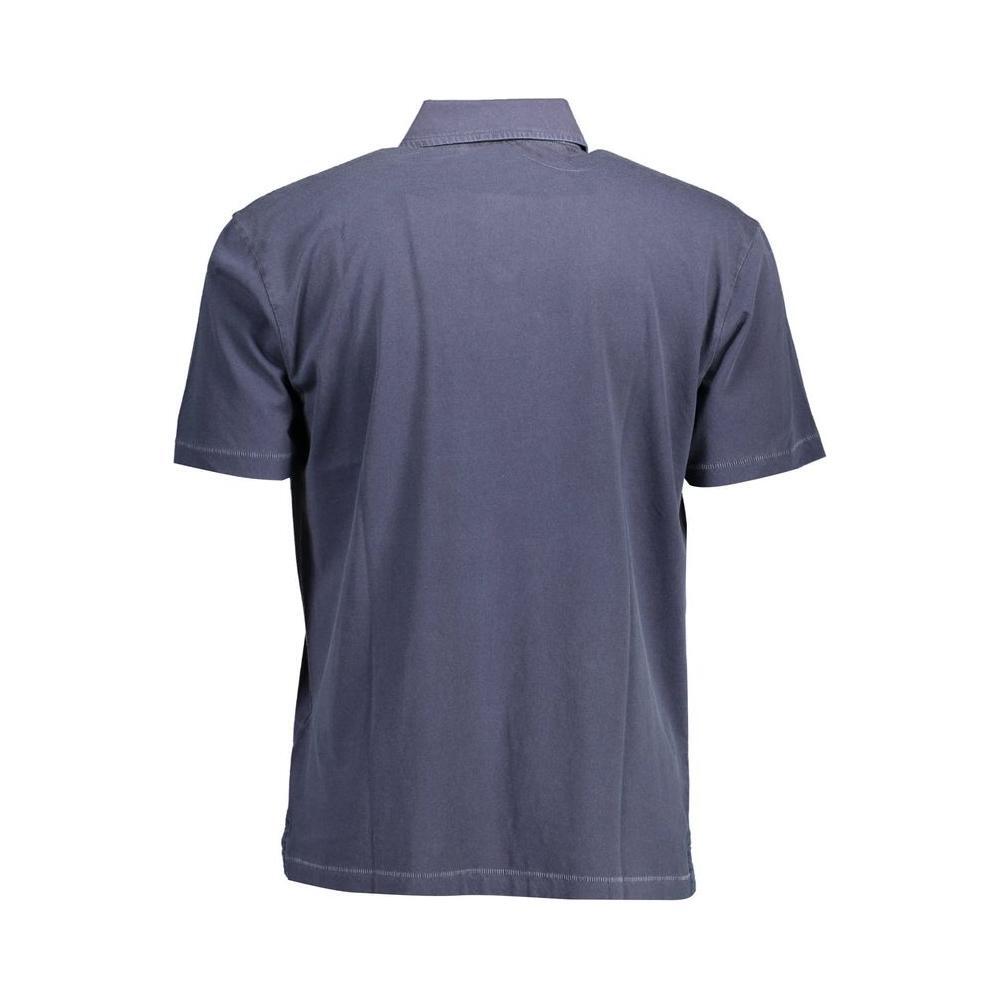 Gant Blue Cotton Men Polo Shirt GA-12733-S