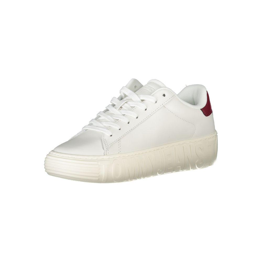 Tommy Hilfiger White Leather Women Sneaker TO-22810-EU40/US10