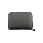 Mario Valentino Black Polyethylene Wallet VA-36165