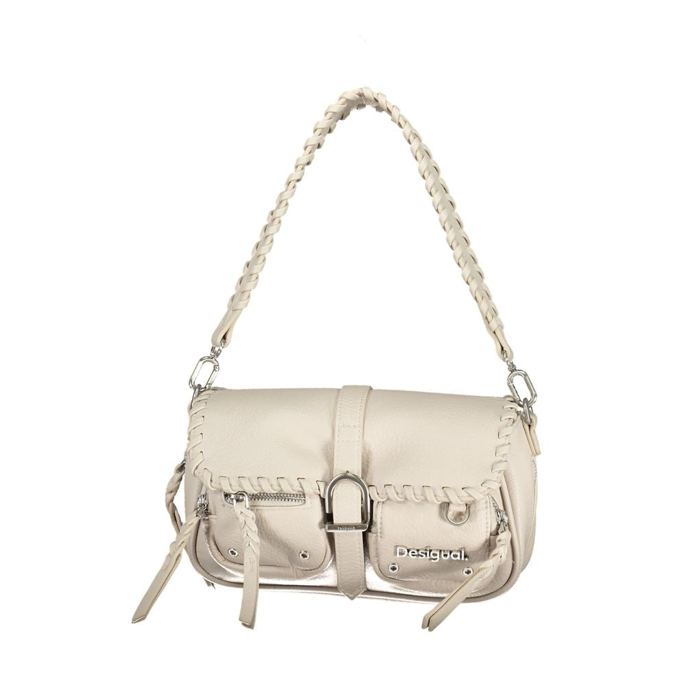 Desigual White Polyethylene Handbag DE-28058