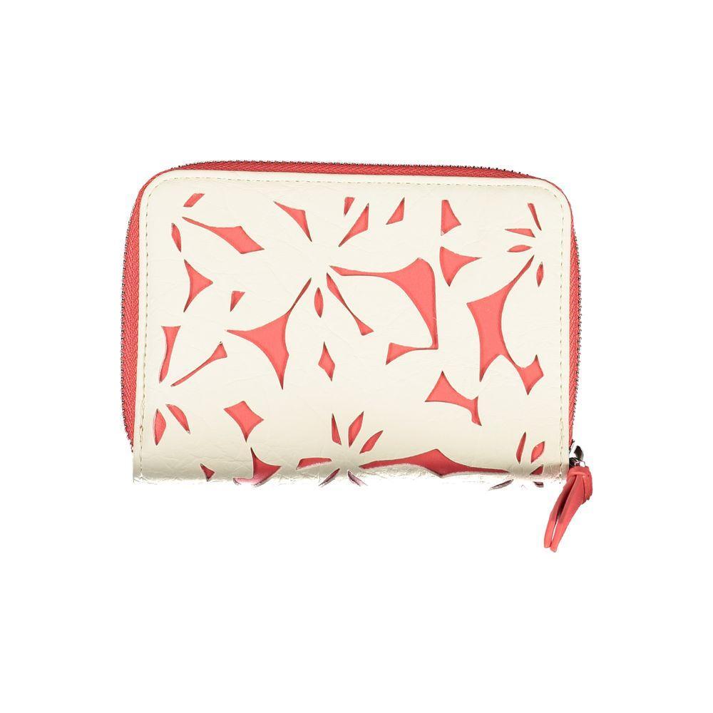 Desigual White Polyethylene Wallet DE-28950