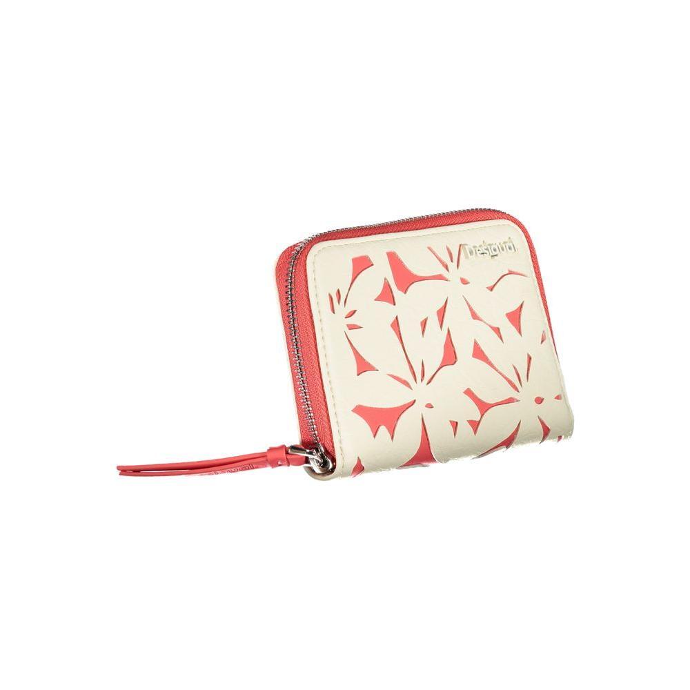 Desigual White Polyethylene Wallet DE-28950