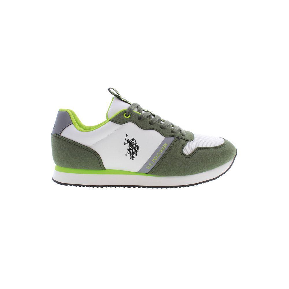 U.S. POLO ASSN. Green Polyester Men Sneaker US-37317-EU46