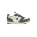 U.S. POLO ASSN. Green Polyester Men Sneaker US-37317-EU46