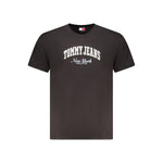 Tommy Hilfiger Black Cotton Men T-Shirt TO-35381-XL