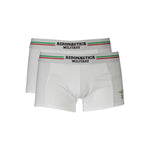Aeronautica Militare White Cotton Men Boxer AE-36923-M