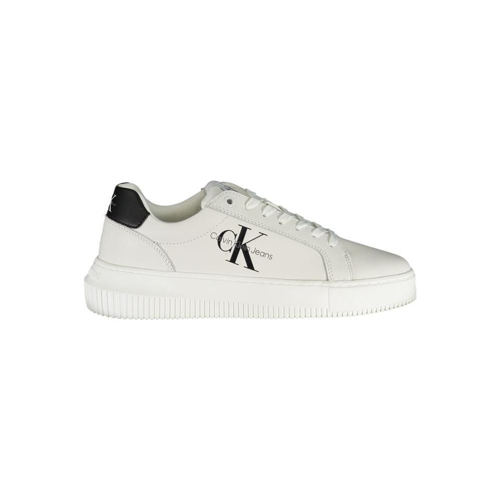 Calvin Klein Eco-Chic White Sneakers with Contrast Details CA-25042-EU36/US6