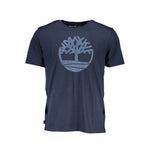 Timberland Blue Cotton T-Shirt TI-29230-S
