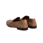 Brunello Cucinelli Brown Leather Loafer Dress Shoes MV7266-44.5