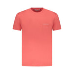 Trussardi Pink Cotton Men T-Shirt TR-36618-M
