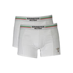 Aeronautica Militare White Cotton Men Boxer AE-37960-M