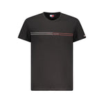 Tommy Hilfiger Black Cotton Men T-Shirt TO-38457-M