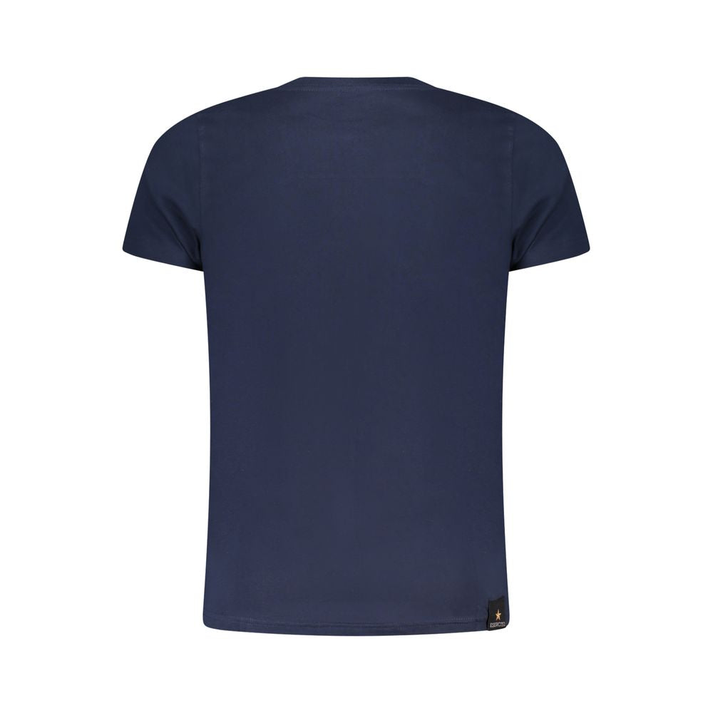 Esercito 1659 Blue Cotton T-Shirt