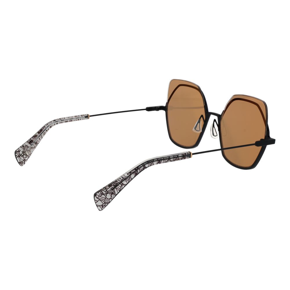 Yohji Yamamoto Gold Unisex Sunglass