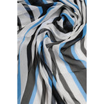 Dolce & Gabbana Multicolor Striped Neck Warmer Wrap Scarf