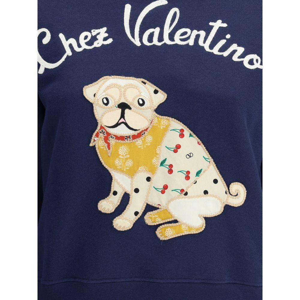 Valentino Cotton Sweatshirt VA-7B3MF24Z9L8D51-L