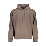 Calvin Klein Brown Cotton Men Sweater CA-15706-XL