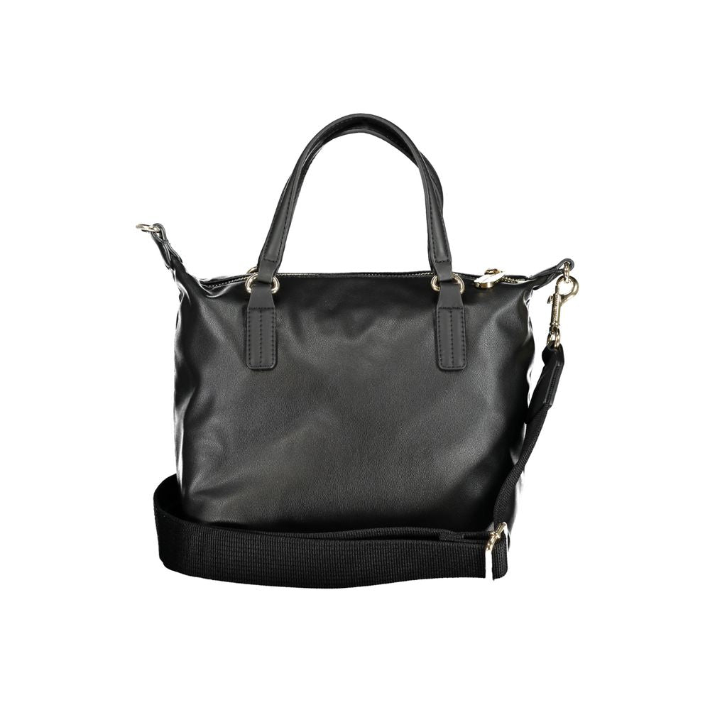 Tommy Hilfiger Black Polyester Handbag TO-27531