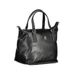 Tommy Hilfiger Black Polyester Handbag TO-27531