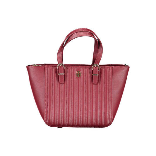 Tommy Hilfiger Red Polyethylene Handbag