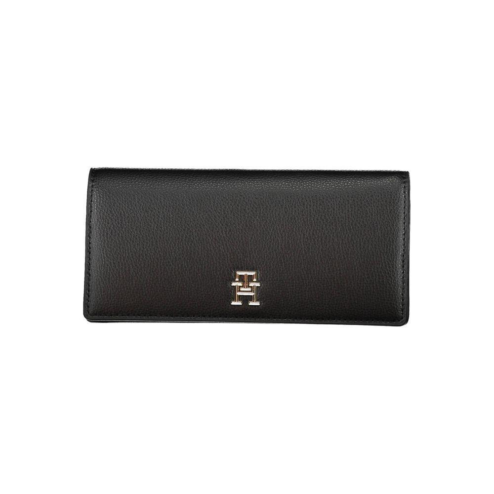 Tommy Hilfiger Black Polyethylene Wallet TO-20469
