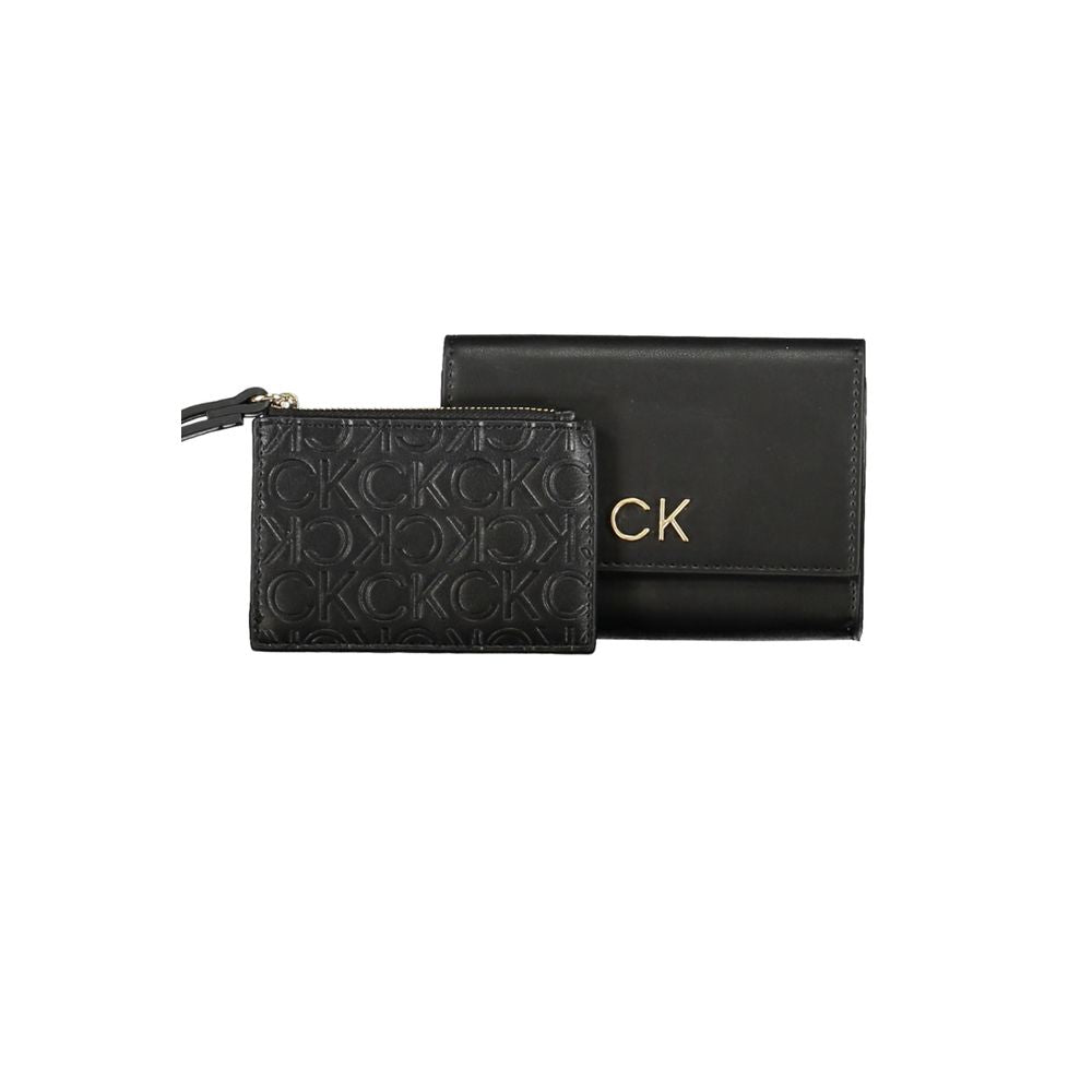 Calvin Klein Black Polyester Wallet CA-25955