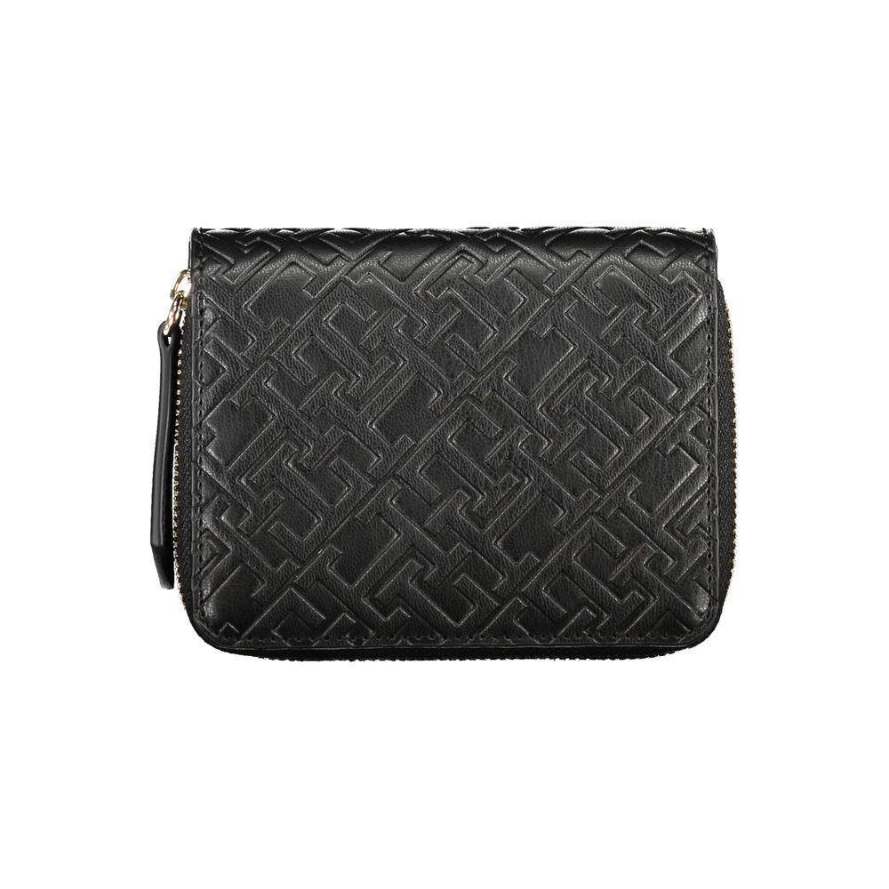Tommy Hilfiger Black Polyethylene Wallet TO-30747