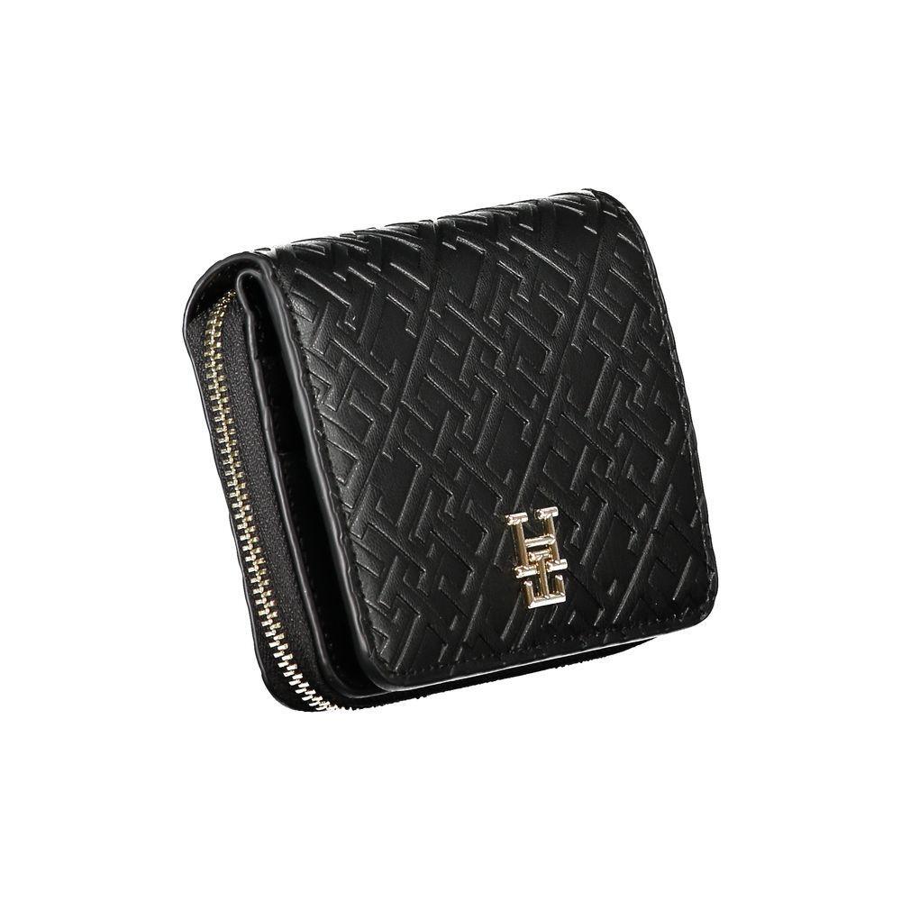 Tommy Hilfiger Black Polyethylene Wallet TO-30747