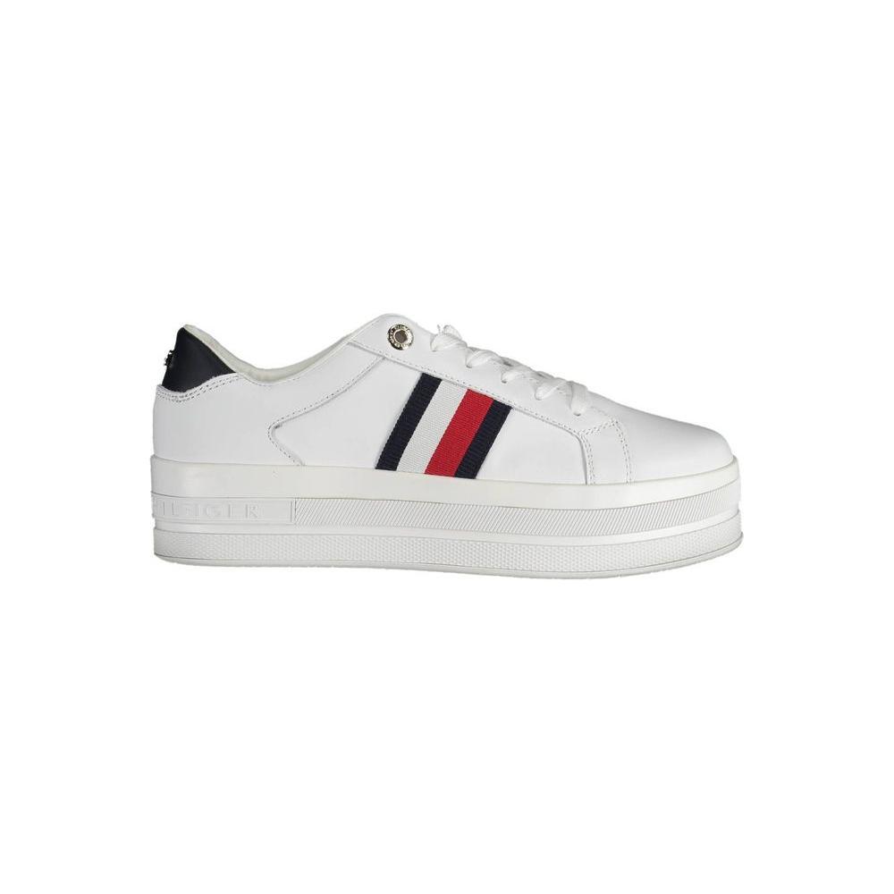 Tommy Hilfiger White Polyester Sneaker TO-15145-EU41/US11