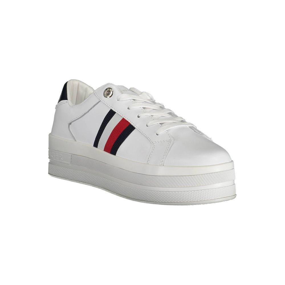 Tommy Hilfiger White Polyester Sneaker TO-15145-EU41/US11