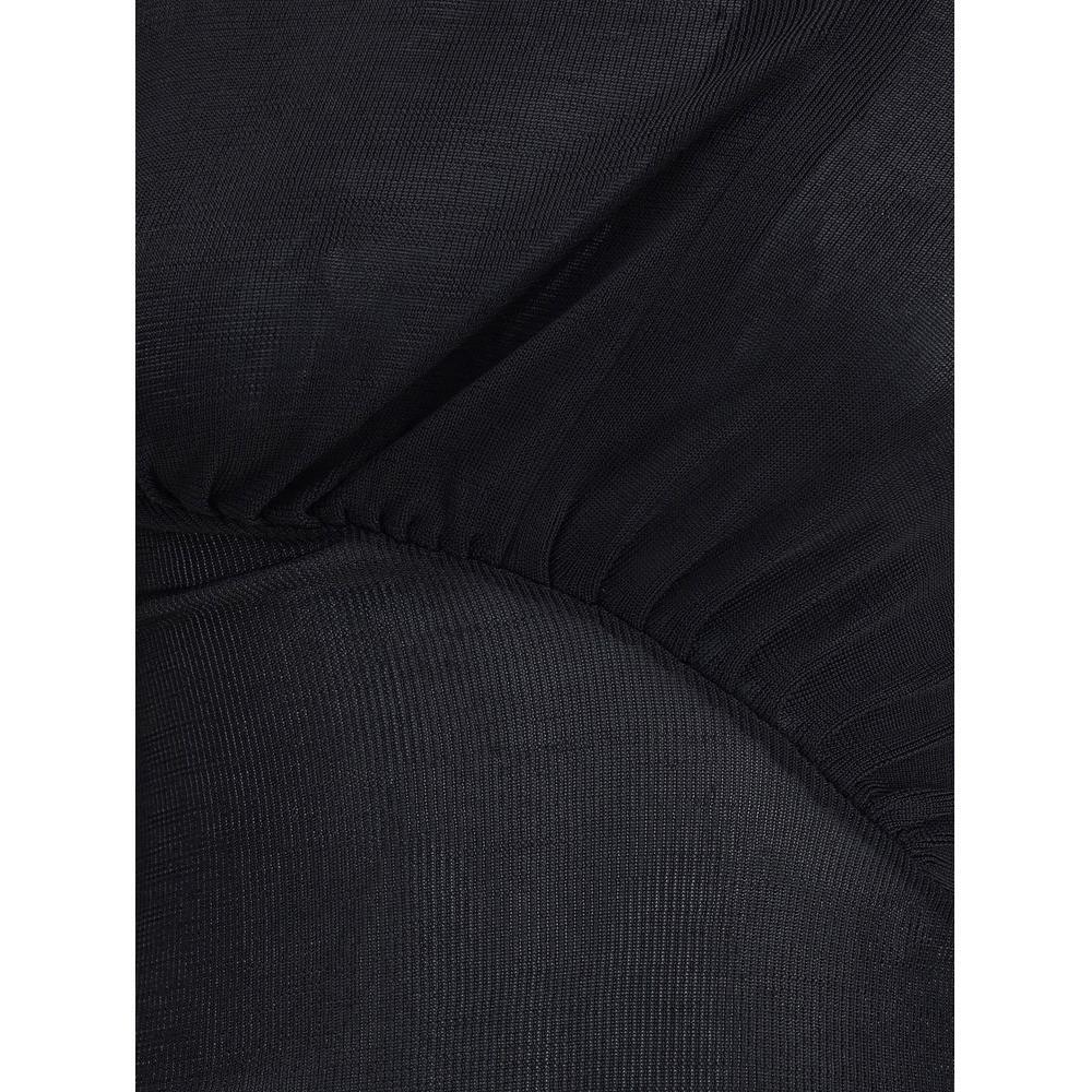 Self-Portrait Long sleeve knit Top SE-PF25086TBBLACK-M