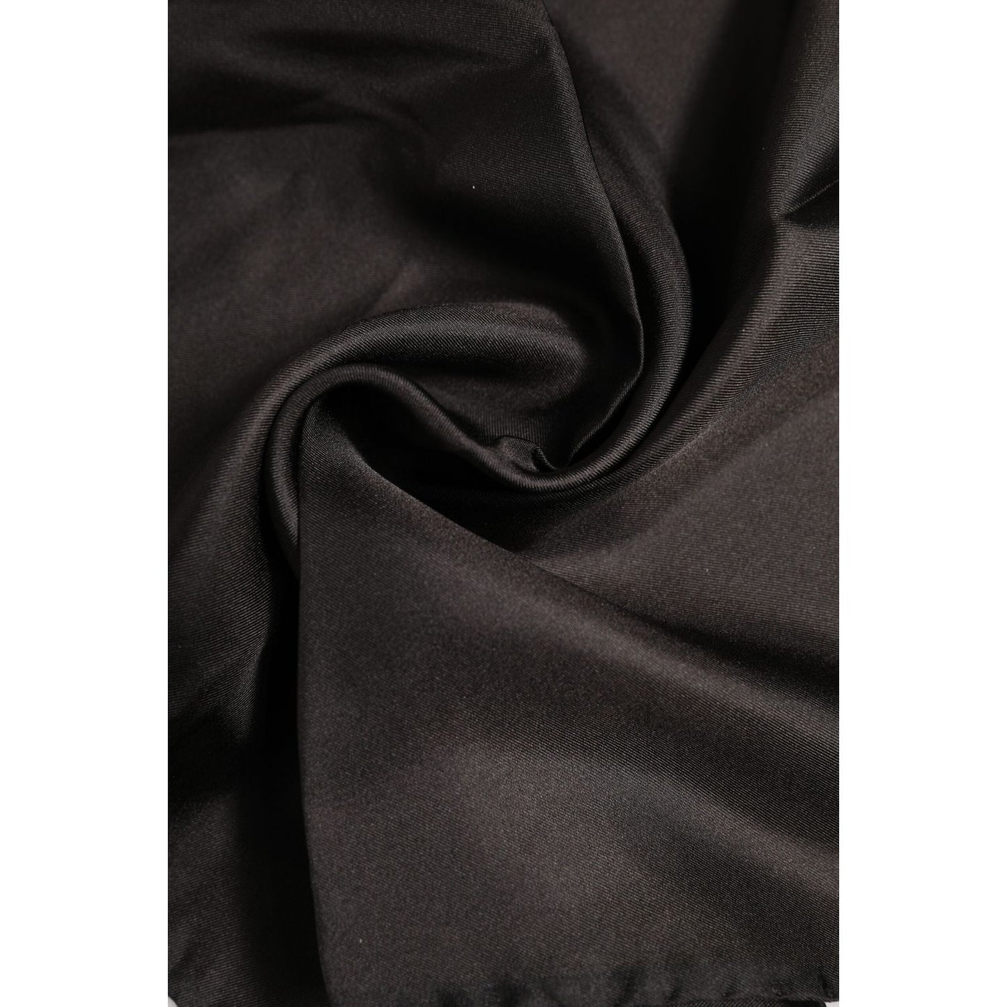 Dolce & Gabbana Brown DG Crown Silk Square Men Foulard Scarf MS7526