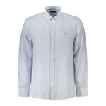 North Sails Blue Linen Shirt NO-38911-M