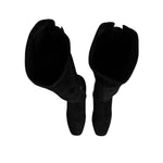 Dolce & Gabbana Black Suede Leather Knee High Boots Shoes MV7502-36