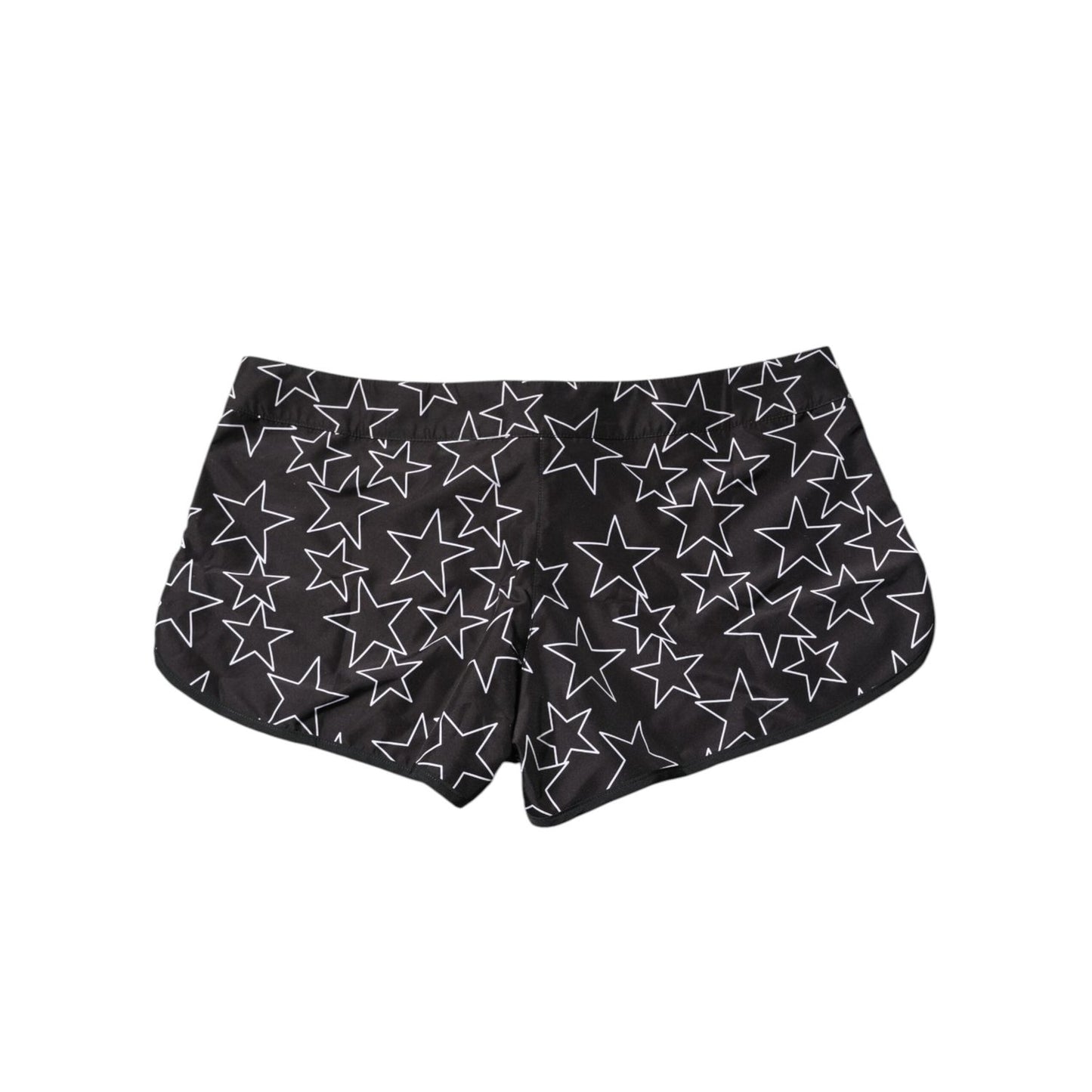 Dolce & Gabbana Black Star Print Beachwear Shorts Swimwear BIK1619-2