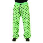 Dolce & Gabbana Green Logo Print Jogger Men Sweatpants Pants PAN76240-48