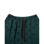 Dolce & Gabbana Green Logo Print Jogger Men Sweatpants Pants PAN76272-48