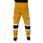 Dolce & Gabbana Yellow Cotton Logo Jogger Sweatpants Pants PAN76373-46