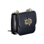Tommy Hilfiger Blue Leather Handbag TO-2609
