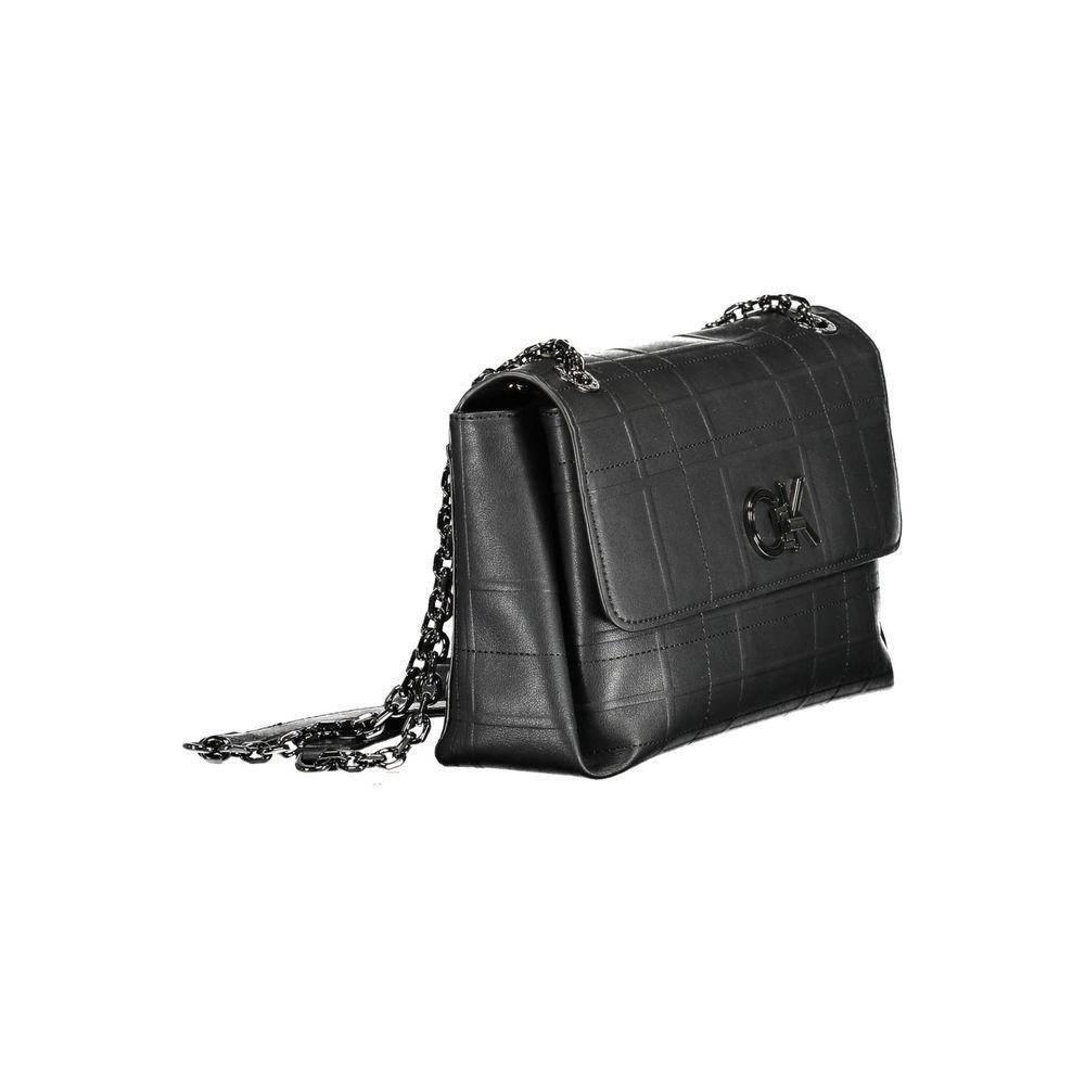 Calvin Klein Black Polyester Handbag CA-13691