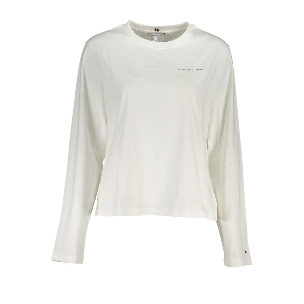 Tommy Hilfiger White Cotton Tops & T-Shirt TO-25499-S