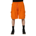 Dolce & Gabbana Orange Cotton Men Casual Cargo Bermuda Shorts PAN76426-50