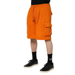 Dolce & Gabbana Orange Cotton Men Casual Cargo Bermuda Shorts PAN76426-50