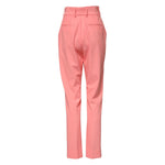 Dolce & Gabbana Pink High Waist Tapered Dress Pants PAN75522-40