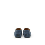 Tod's Blue Suede Leather Moccassin TO-9206673-EU41/US8