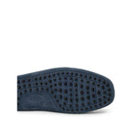 Tod's Blue Suede Leather Moccassin TO-9206673-EU41/US8