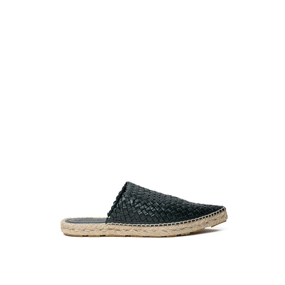 Bottega Veneta Green Leather Espadrille BO-936320051454-EU40/US10