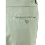 Tom Ford Green Viscose Chino Pant TO-9232674-IT46 | S